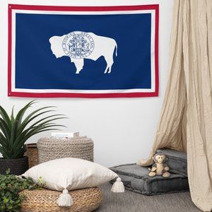 Wyoming State Flag (Customizable)